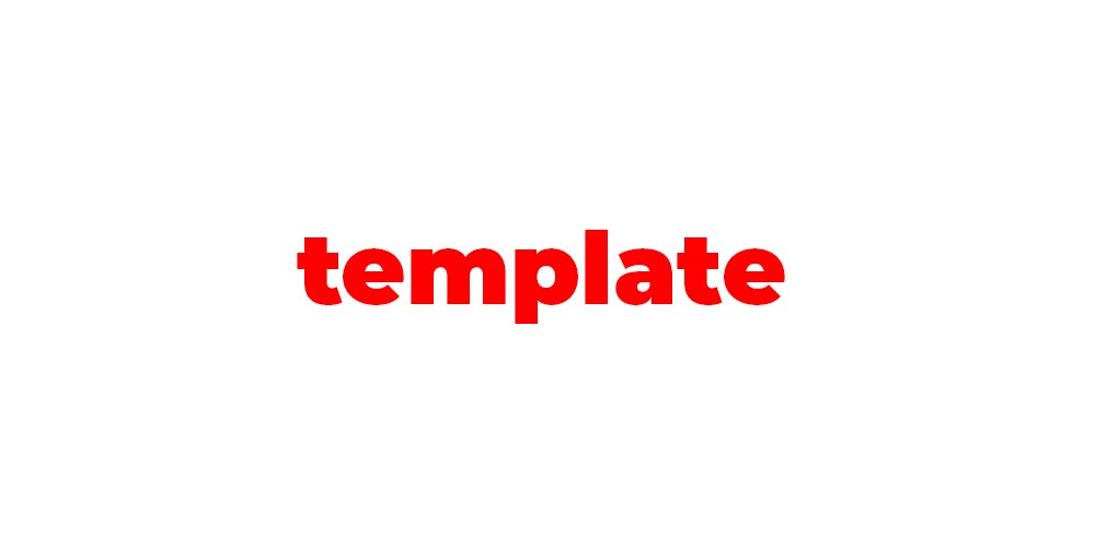 — | Template | —
